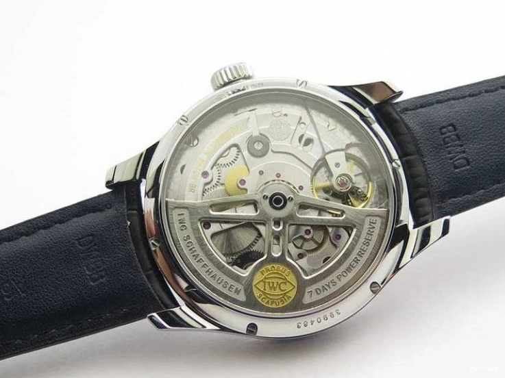 MIROTIME 0421 SportInspired Portuguese Real PR Real Annual Calendar IW503501 YLF 1:1 Best Edition White Dial On Leather Strap A 7241